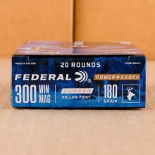 Photo of 300 Winchester Magnum lead free ammo by Federal for sale.