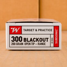 Photo of 300 AAC Blackout Open Tip ammo by Winchester for sale.