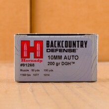 Photo of 10mm Dangerous Game Solid ammo by Hornady for sale at AmmoMan.com.