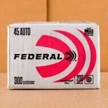 Image detailing the brass case and boxer primers on 300 rounds of Federal ammunition.