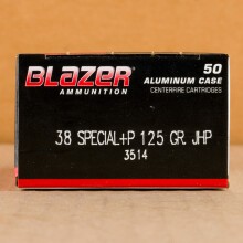 Image of 38 Special ammo by Blazer that's ideal for training at the range.