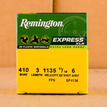 Picture of 3" 410 Bore ammo made by Remington in-stock now at AmmoMan.com.