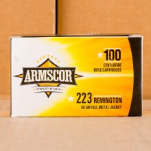 Image of Armscor 223 Remington bulk rifle ammunition.