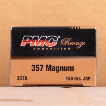 An image of 357 Magnum ammo made by PMC at AmmoMan.com.