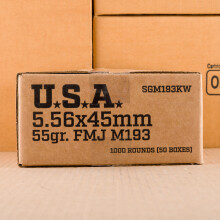 Image of 5.56X45 WINCHESTER USA 55 GRAIN FMJ M193 (1000 ROUNDS)