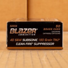 Photo of .40 Smith & Wesson TMJ ammo by CCI for sale at AmmoMan.com.