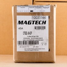 An image of .45 Automatic ammo made by Magtech at AmmoMan.com.