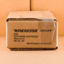 Photo of 10mm JHP ammo by Winchester for sale at AmmoMan.com.