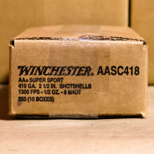 Picture of 2-1/2" 410 Bore ammo made by Winchester in-stock now at AmmoMan.com.