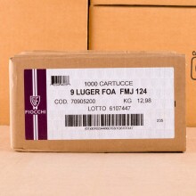 Photo of 9mm Luger FMJ ammo by Fiocchi for sale at AmmoMan.com.