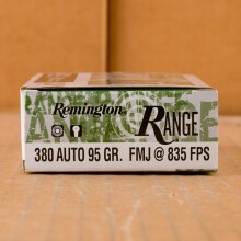 Image of 380 ACP REMINGTON RANGE 95 GRAIN FMJ (1000 ROUNDS)