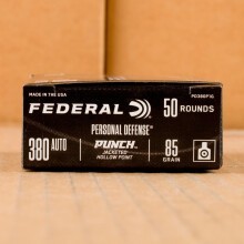 Image of .380 Auto pistol ammunition at AmmoMan.com.