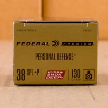 Image detailing the nickel-plated brass case and boxer primers on the Federal ammunition.