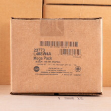 A photo of a box of Remington ammo in .40 Smith & Wesson.