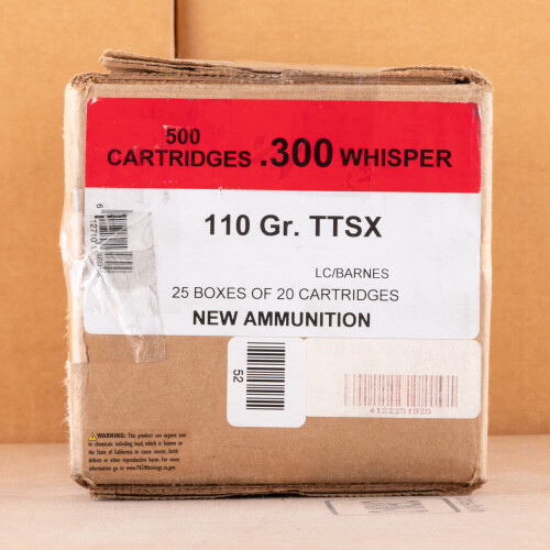 300 AAC Blackout Ammo at AmmoMan.com - Black Hills 110 Grain TTSX