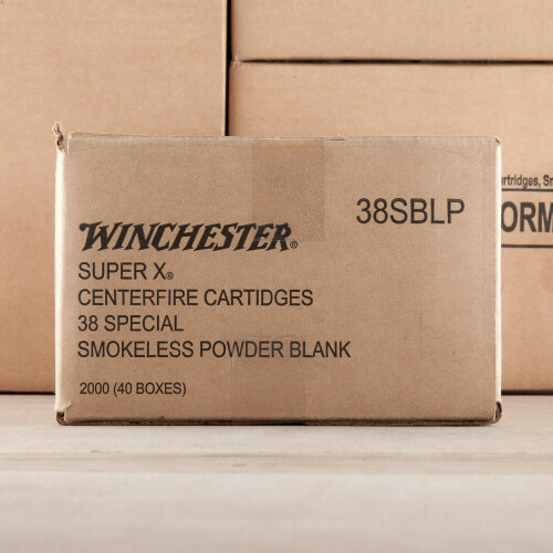 50 Rounds of 38 Special Winchester Super-X Smokeless Blanks at