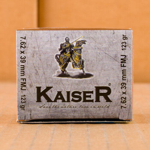 7.62x39 Ammo at AmmoMan.com - Kaiser 123 Grain FMJ - 20 Rounds