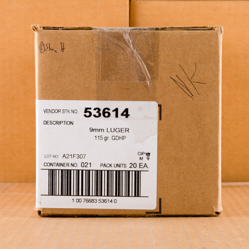 1000 Rounds of Speer Gold Dot 115 Grain JHP 9mm Ammo with Free