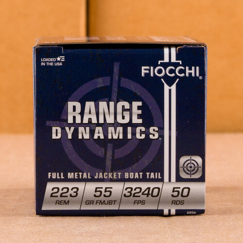 Fiocchi .223 Remington Ammunition 55Gr FMJ Bulk 223 Ammo 1,000 Round Case -  M+M Industries