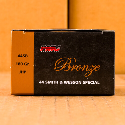 25 Rounds of 44 Special 180 Grain PMC JHP Ammo at AmmoMan.com